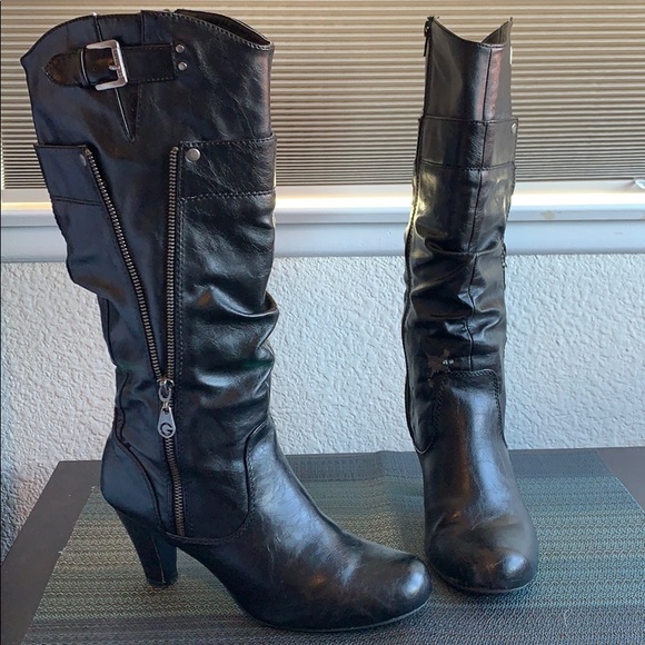 GG Collection Shoes - Guess Runway leather boots